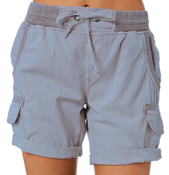 Women's High Waist Cargo Shorts: Casual & Comfortable