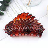 Version Of Leaf Hairpin Frosted Catch Clip Ball Head Set Hairpin Practical Hairpin