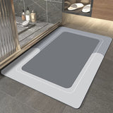 Modern Simple Soft Diatom Ooze Floor Mat Bathroom Absorbent Easy-to-dry Foot Mat