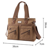 Men's Handbag Canvas Business Briefcase - Minihomy