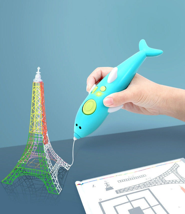 Dolphin 3D Printing Pen For Kids - Minihomy