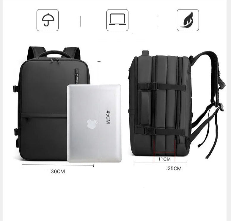 Large Capacity Cross-border Multi-function Expansion Waterproof Charging Backpack - Minihomy