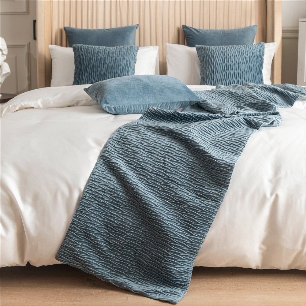 Cotton And Linen Household Bed Flag Bed Towel - Minihomy