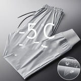 Summer Thin Legged Quarter Sweatpants Loose Ice Men's Pants Versatile Casual Pants