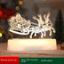 Christmas Decoration 3D Lamp Acrylic LED Night Lights - Minihomy