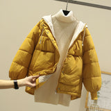 Down Jacket Hooded Warm Jacket Casual