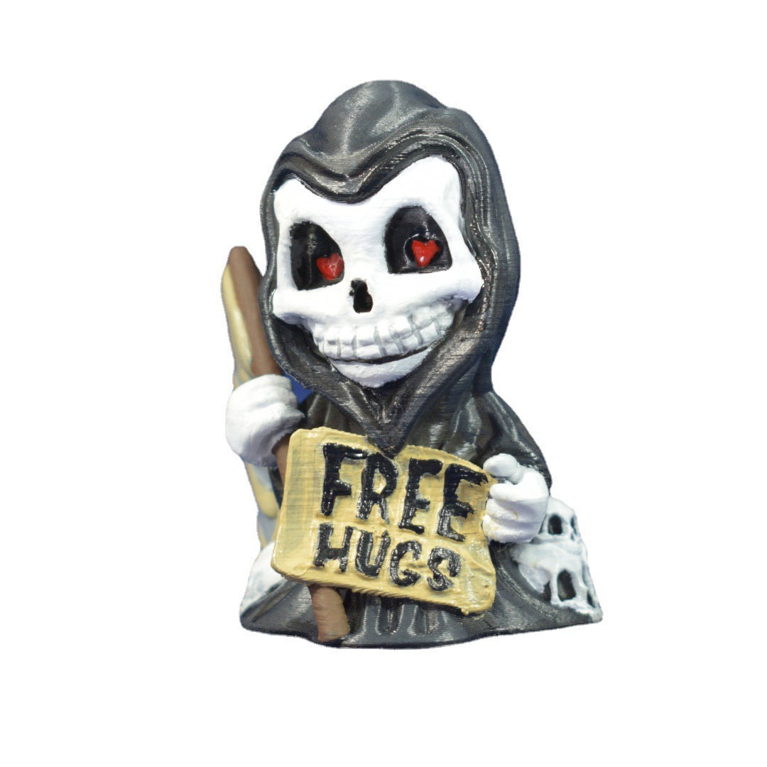 Halloween Reaper Death Statue Artware Decorations Ornaments - Minihomy