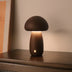 INS Wooden Cute Mushroom LED Night Light - Bedside Table Lamp for Bedroom - Minihomy