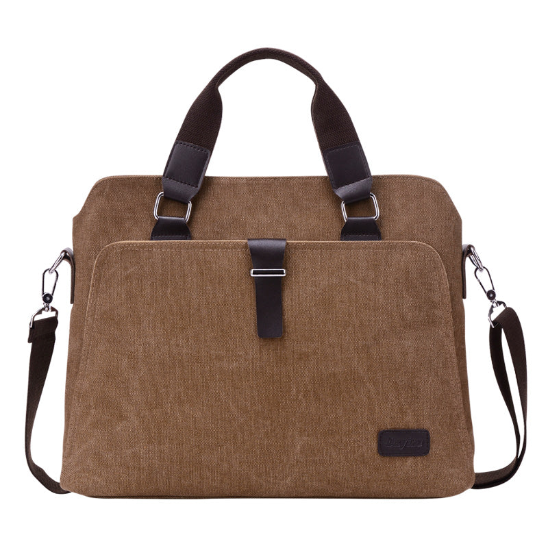 Tote Bag Men's Simple Canvas Briefcase