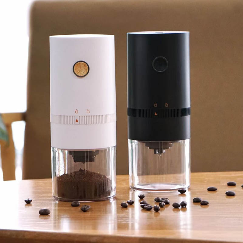 Mini Electric Coffee Grinder for Home - Compact & Quiet