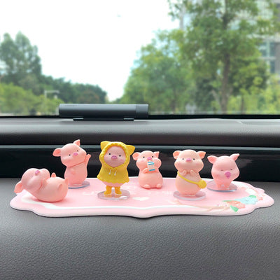 Car Accessories Piggy Creative Cartoon Cute Car Decoration - Minihomy