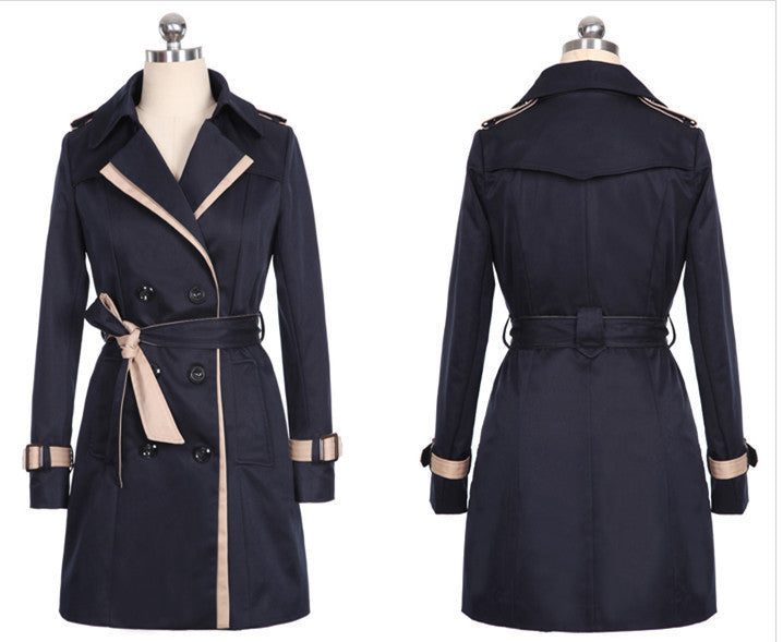 Ladies Autumn Trench Coat For Women Winter Long Coats