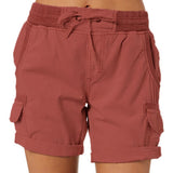 Women's High Waist Cargo Shorts: Casual & Comfortable