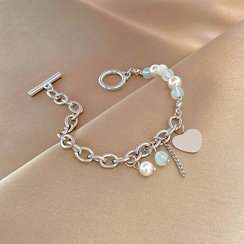 Pearl Love Bracelet Female Niche Design - Minihomy