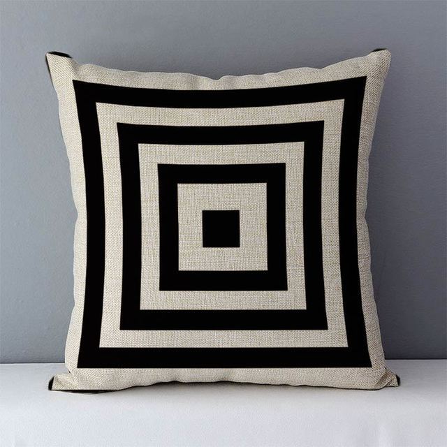 Geometric Abstract Home Decoration Printing Pillow Case - Minihomy