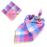 Pup Up the Style: Plaid Double Sided Cotton Pet Scarf!