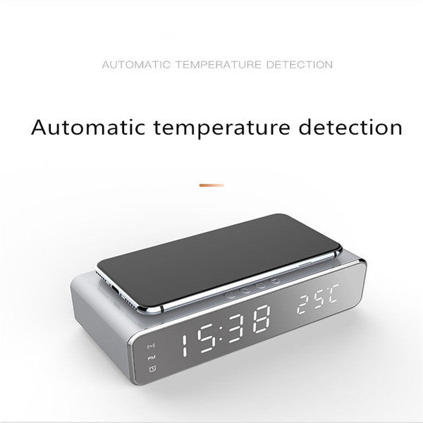 Wireless Charging Alarm Clock Thermometer Wireless Charging EBay Desktop Time Display Wireless Charging