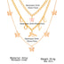 Chain Butterfly Necklace Women Multilayer Pendant Necklace Set Women - Minihomy