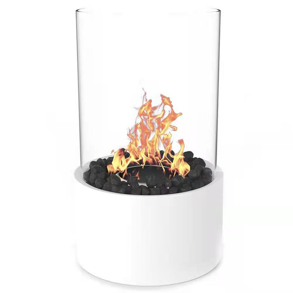 Unleash Tranquility with the Indoor/Outdoor Concrete Fire Pit: Modern Warmth for Any Space