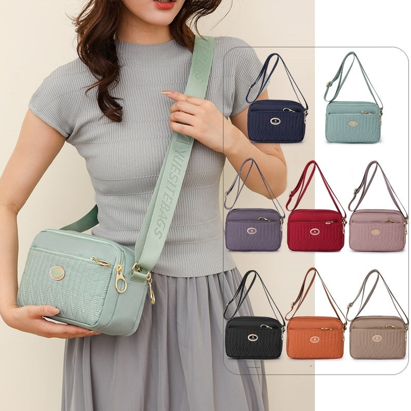 Women's Crossbody Bag - Small Messenger Bag, Lightweight Shoulder Bag, Luxury Designer Handbag