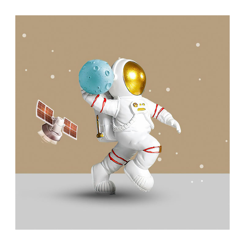 Space Travel Astronaut Canvas Painting Poster