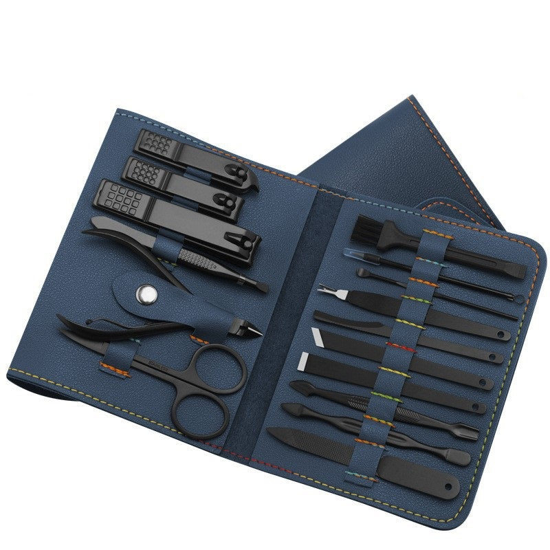 Elevate Your Grooming Routine with the Stylish 16-Piece Manicure Set