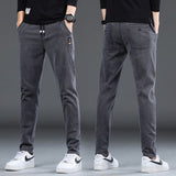 Denim Stretch Casual Men's Trousers Thin