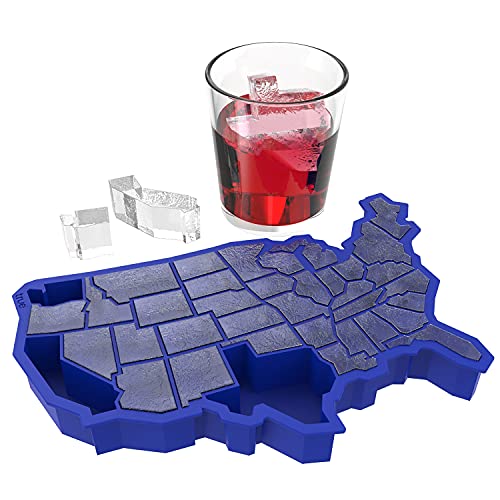 Creative Silicone American Map Ice Cube Tray Mold Cookies Chocolate Soap Baking Tool - Minihomy