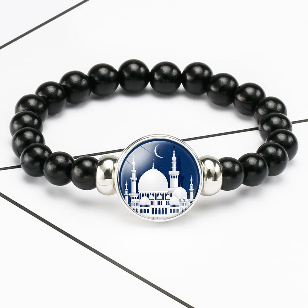 Middle East Islam Muslim Bead Bracelets 18mm Snap Buttons Charms Bracelet - Minihomy