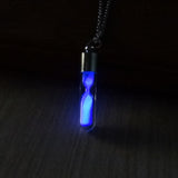 Hourglass Crystal Personalized Pendant Necklace Quicksand Wishing Bottle: Carry Your Wishes Close to Your Heart