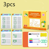 Interesting Children's Pen Control Training This Kindergarten Erasable Paper