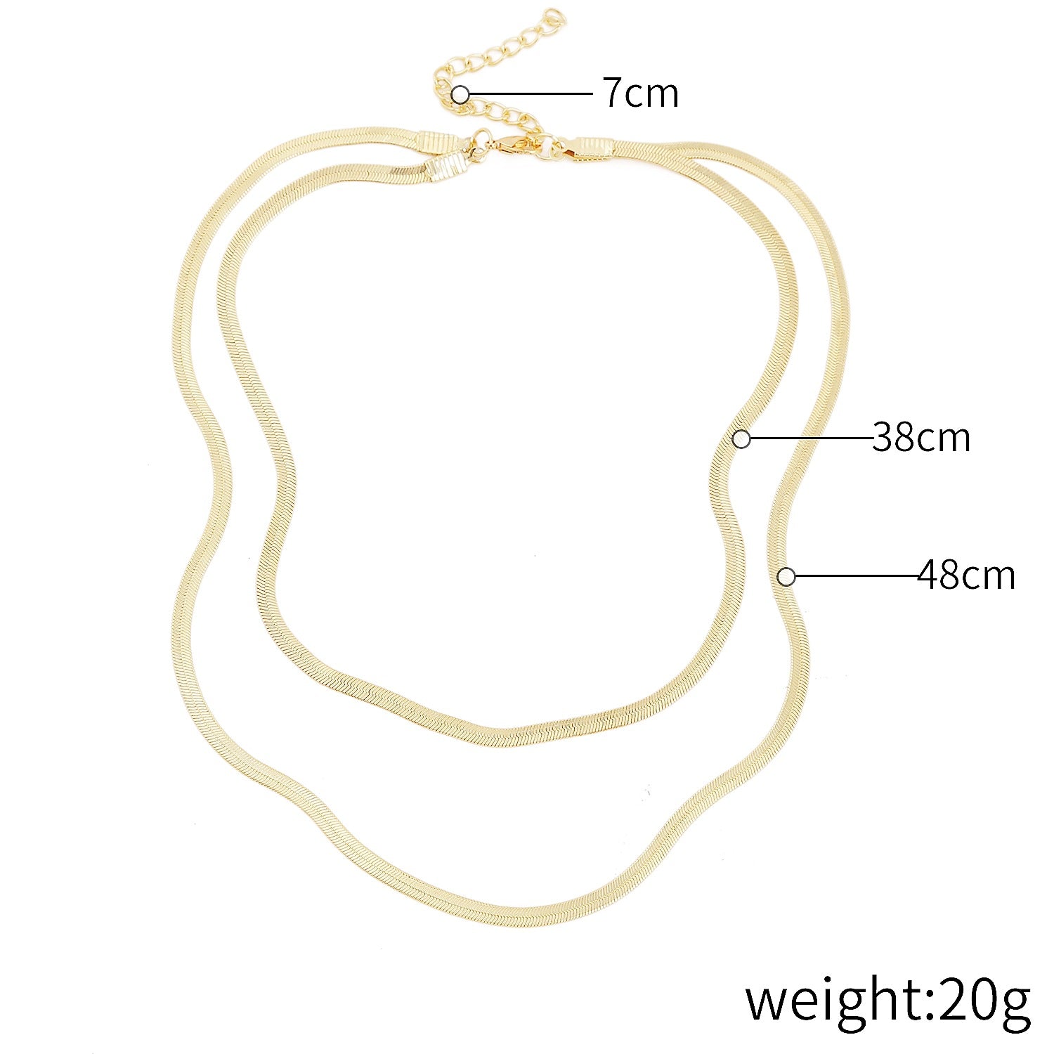 Female Twist Chain Necklace - Minihomy