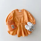 Clothing Suit Baby Leisure Children's Clothing Candy Color