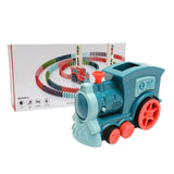 Domino Train Toys - Automatic Release Electric Building Blocks Train Toy
