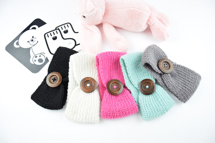 Baby wool headband hand-woven hair accessories