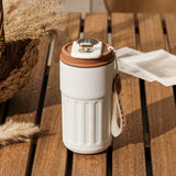 Double Wall Vacuum Insulated Coffee Cup - Keep Drinks Hot or Cold