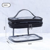 Clear Makeup Organizer Bag for Women - Travel & Home Storage