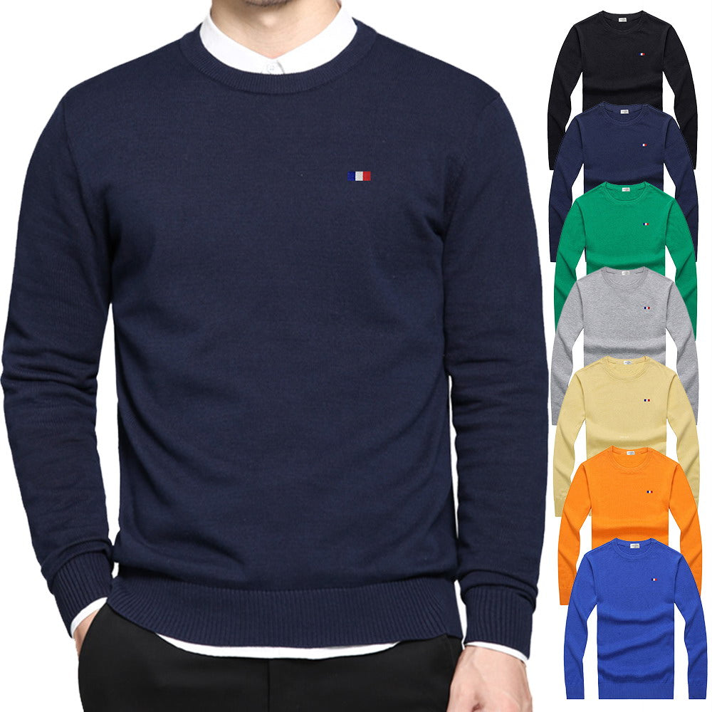 Cotton Embroidery Long Sleeve Men - Minihomy