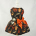 Halloween Small Dog Clothes Pet Dress Pumpkin Print Dress Chihuahua Yorkie Mesh Dress - Minihomy