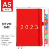 English Agenda Book: Weekly Planner, Daily Log, Meeting Notes, To Do List, Productivity Organizer - Minihomy