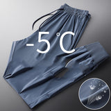 Summer Thin Legged Quarter Sweatpants Loose Ice Men's Pants Versatile Casual Pants