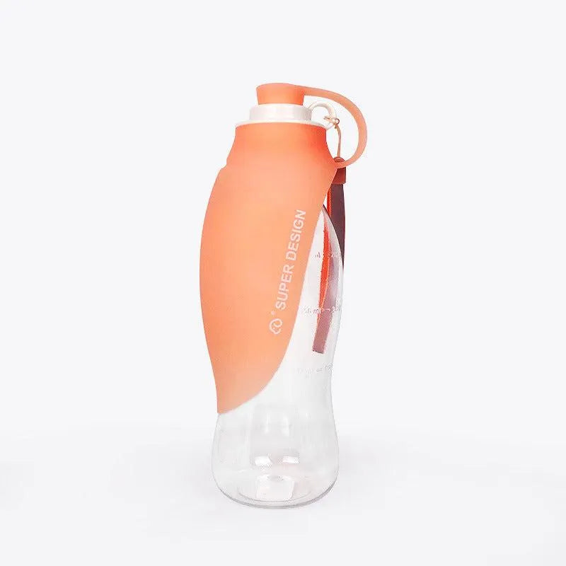 Portable Dog Water Bottle with Drinking Cup - Leakproof, Travel-Friendly Hydration for Pets