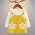 Girl Clothes Doll Collar Pullover Blouse Velvet Straps Dress set - Minihomy