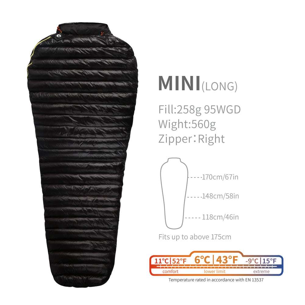 Outdoor Travel Portable Dirty Stitching Down Sleeping Bag - Minihomy