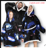 Lazy Sleeping Blanket Love Children's Cold-proof Warm Clothes Hooded - Minihomy