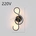 Led wall lamp nordic minimalist bedroom bedside lamp - Minihomy