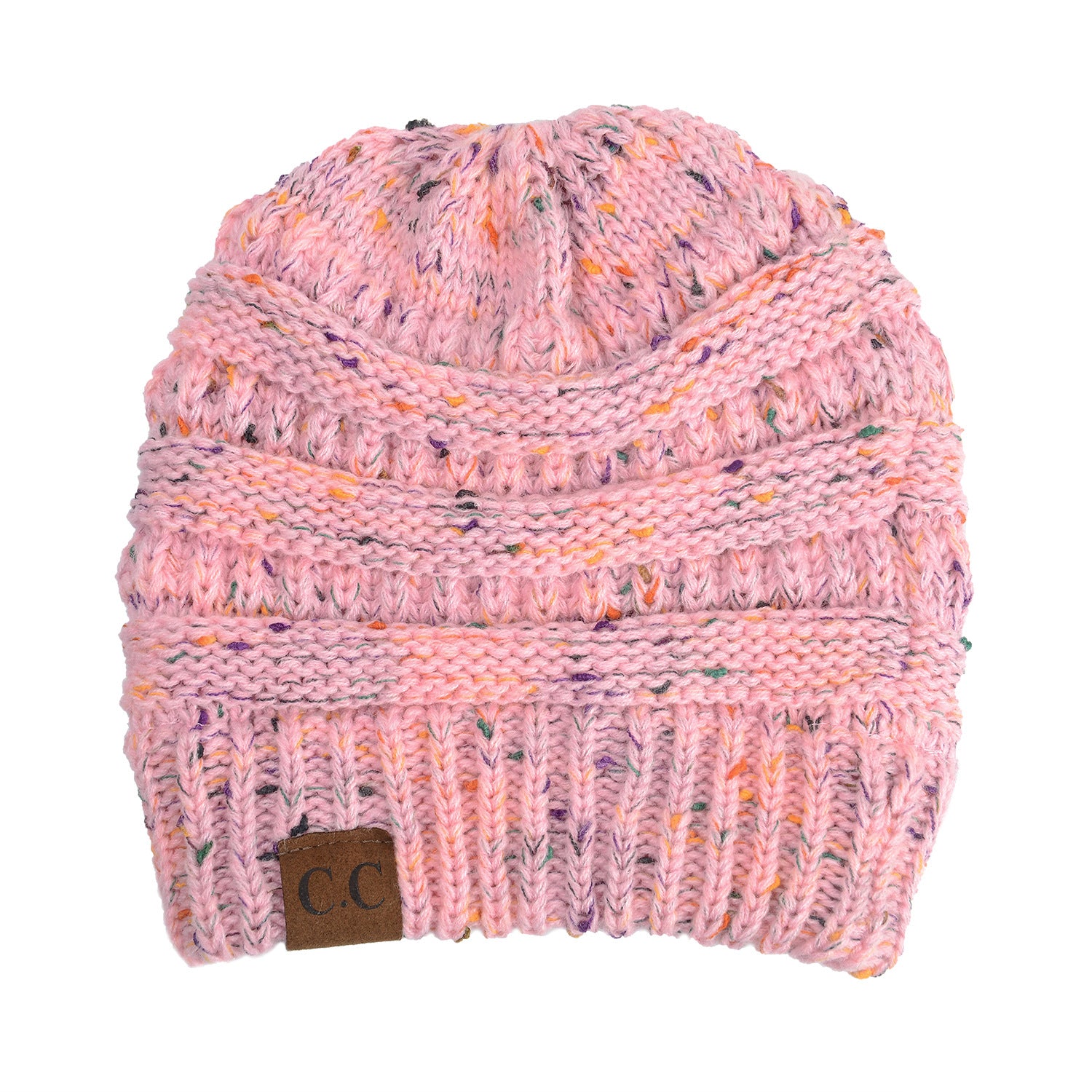 Knitted Ponytail Wool Hat for women