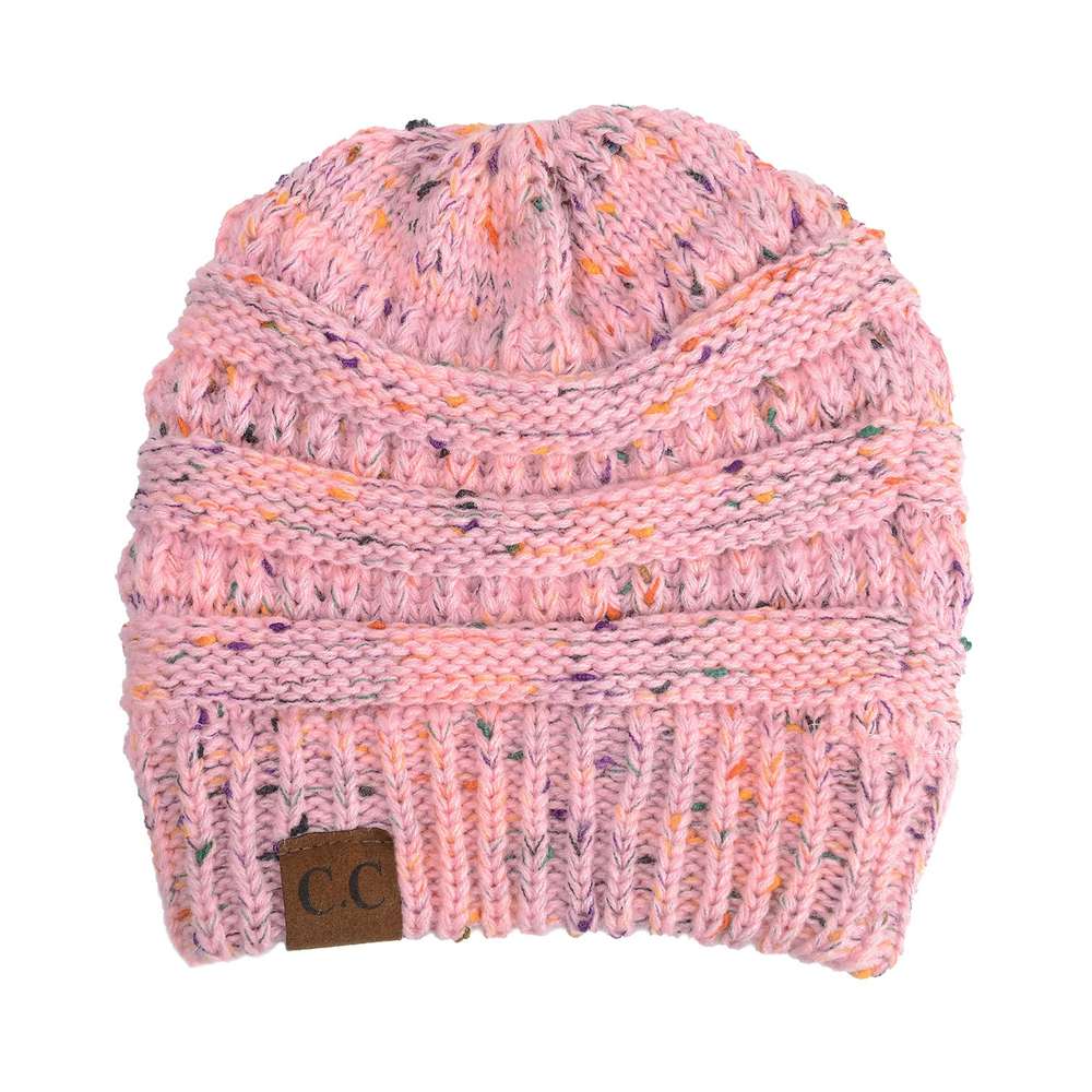 Knitted Ponytail Wool Hat for women - Minihomy