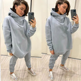 Women Casual Warm Sweater Suit