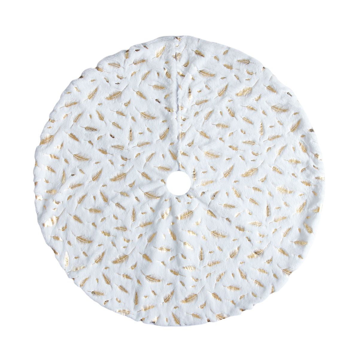 White Plush Christmas Tree Skirt: Add a Touch of Elegance to Your Holiday Décor